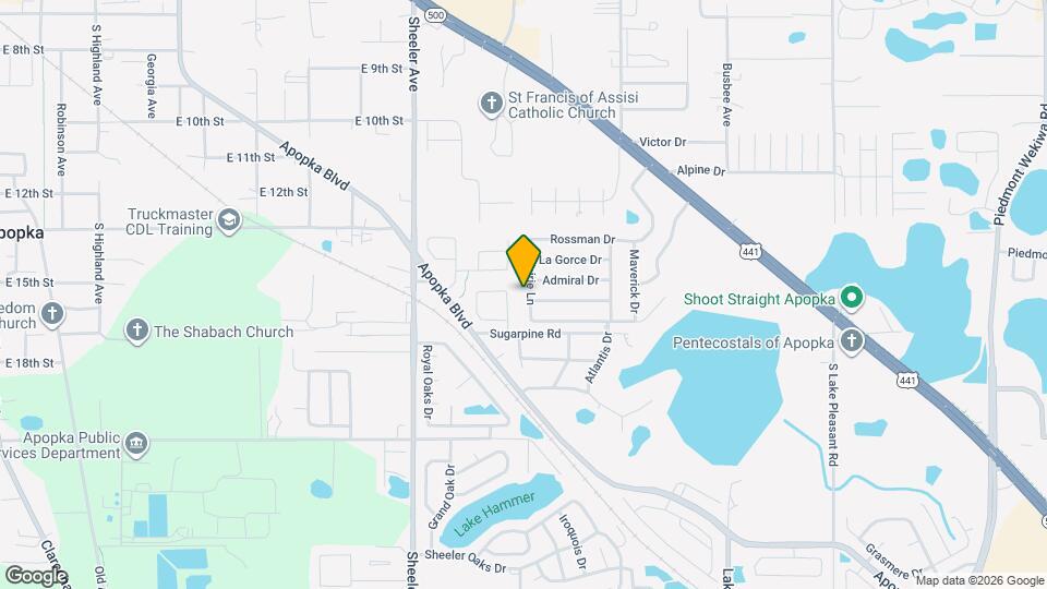 1312 Prairie Ln Map and Location Details