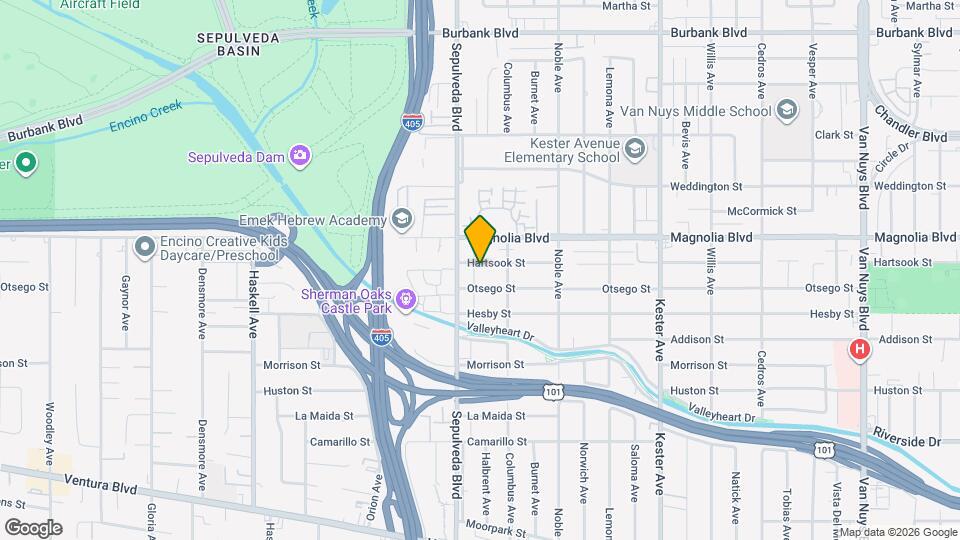 15232 Hartsook St Map and Location Details