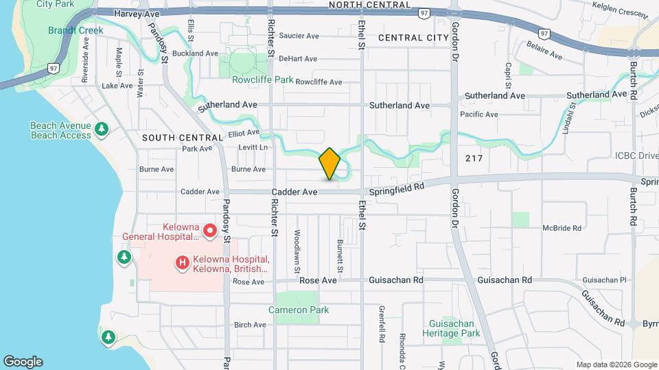 826 Cadder Ave Map and Location Details