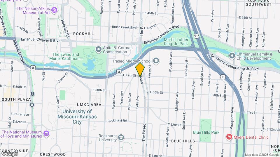 4900 Paseo Blvd Mapa y Detalles de la Ubicación