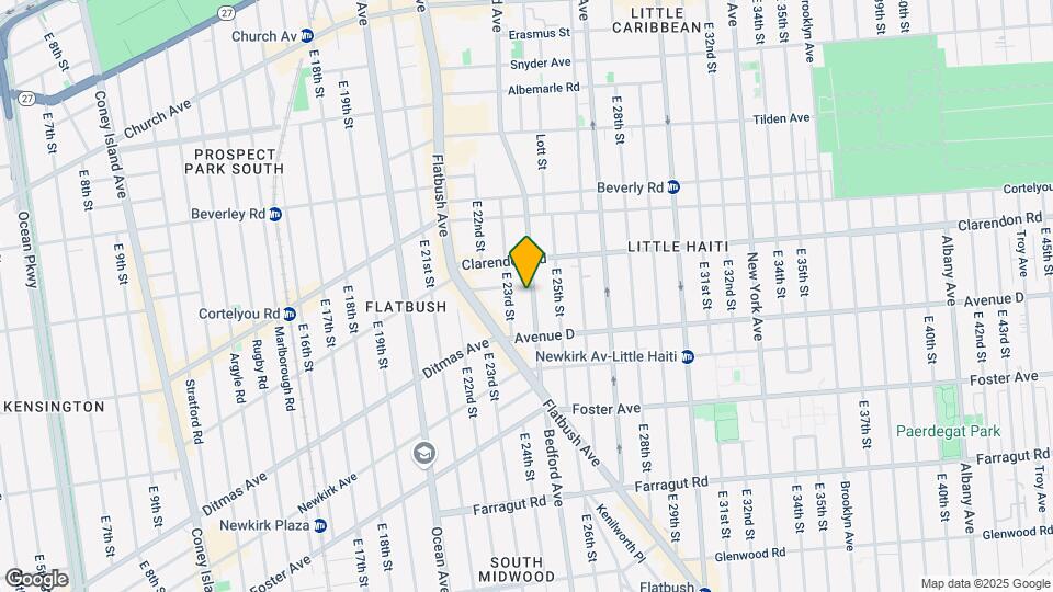 2522 Bedford Ave, Unit 2C Map and Location Details