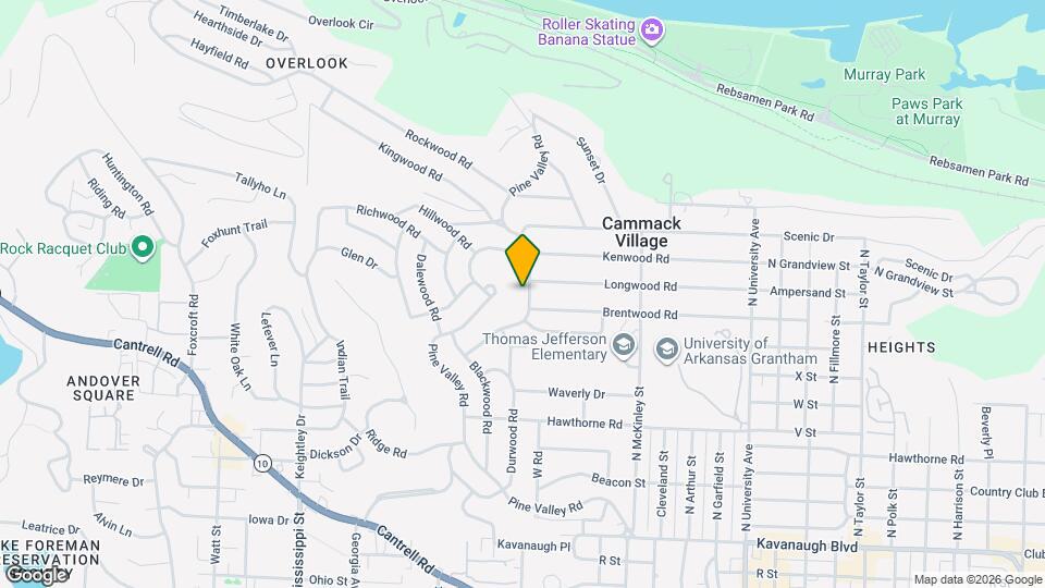 2816 Crouchwood Rd Map and Location Details