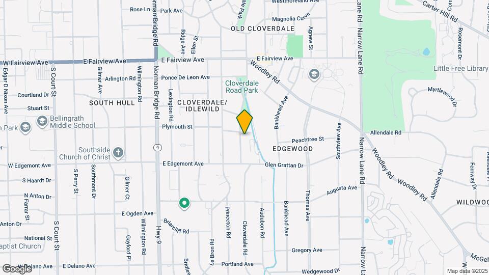 3313 Cloverdale Rd Map and Location Details