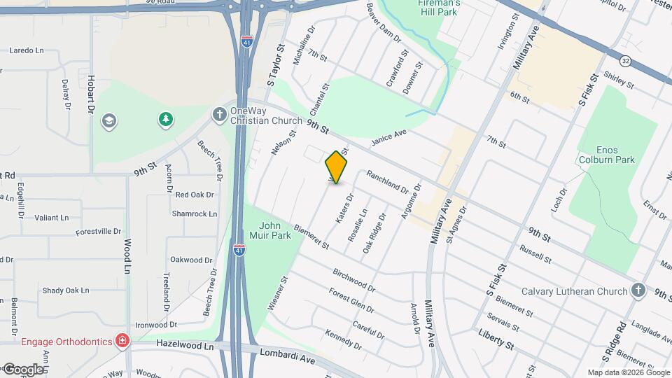 1407 Wiesner St Mapa y Detalles de la Ubicación