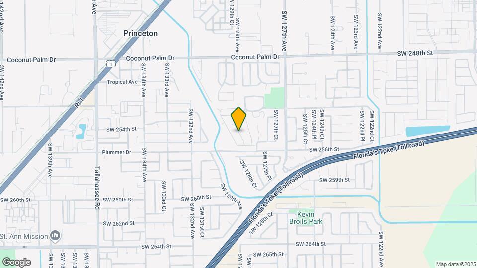 25502 SW 129th Ct Map and Location Details