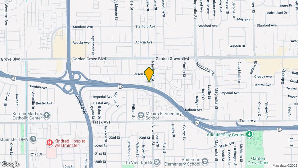 13191 Newland St Map and Location Details