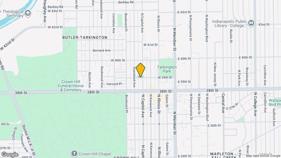 3850 N Capitol Ave Map and Location Details