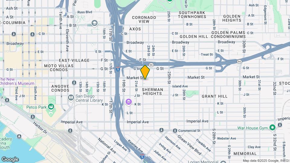 559.5 22nd St-Unit -1 Map and Location Details