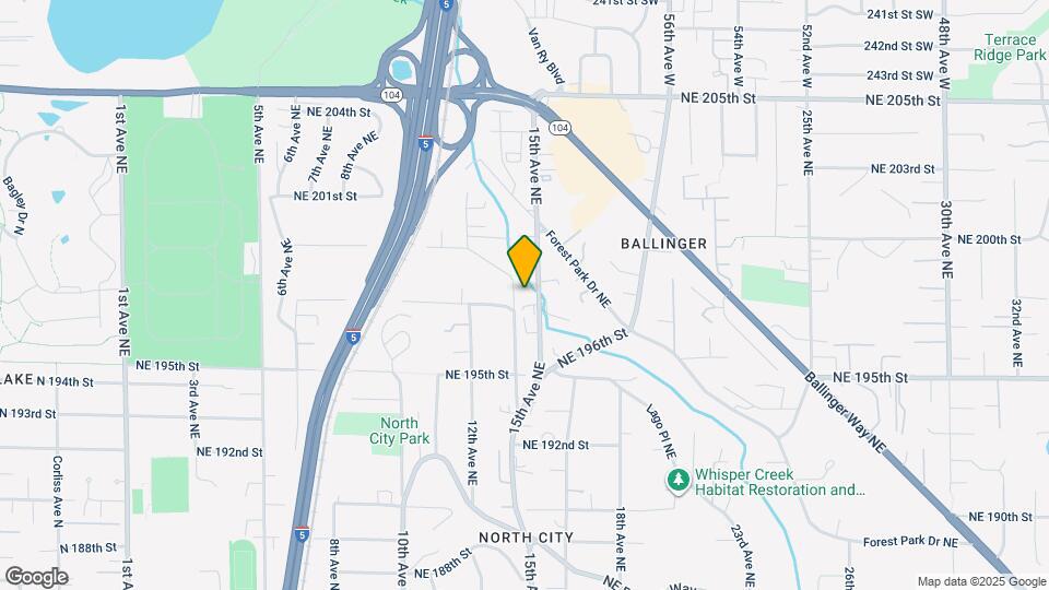 19805 15th Ave NE, Unit #3 Map and Location Details