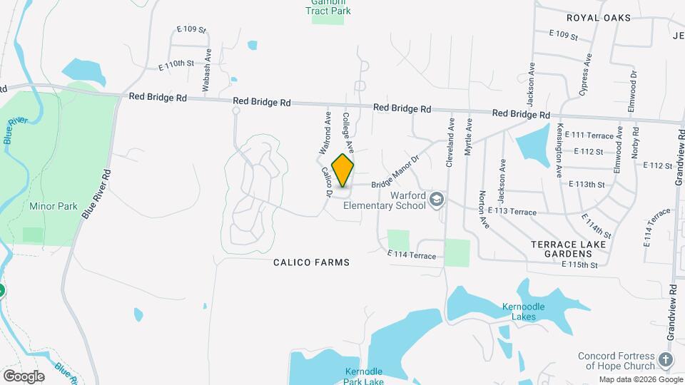 11260 College Ave Map and Location Details