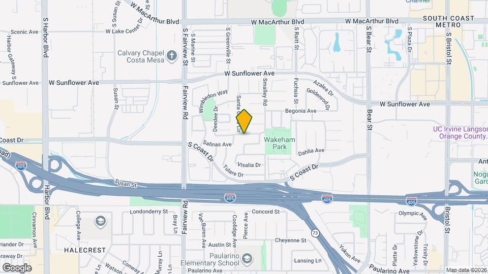 1087 Salinas Ave Map and Location Details