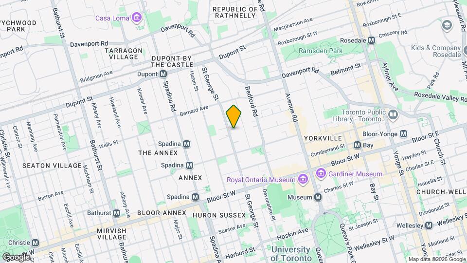 177 St George St Map and Location Details