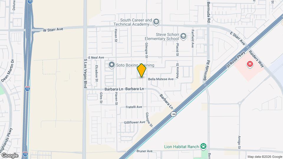 11643 Autunno St Map and Location Details