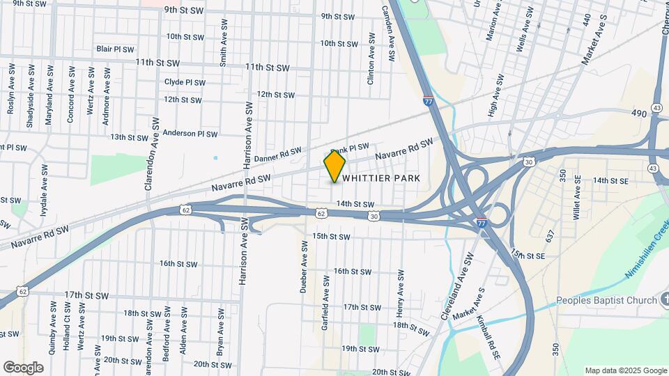 1364 Garfield Ave SW Mapa y Detalles de la Ubicación