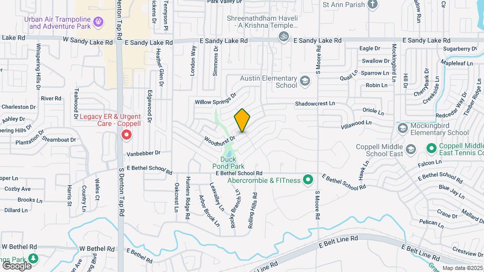 419 Woodhurst Dr Map and Location Details