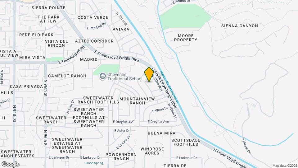 10358 E Davenport Dr Map and Location Details