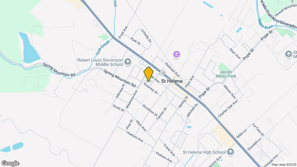 1340 Pine St Map and Location Details