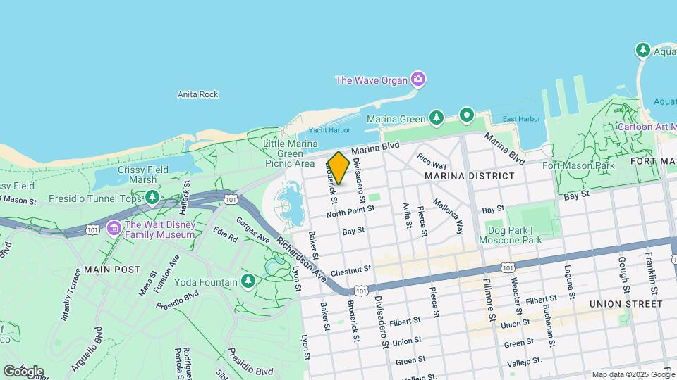2190 Beach St Map and Location Details