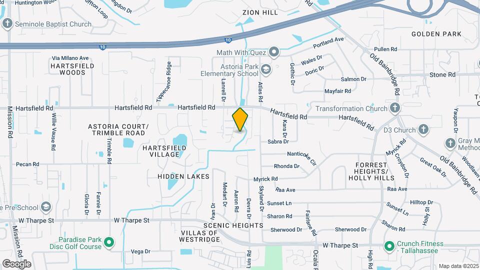 2313 Hartsfield Way Map and Location Details