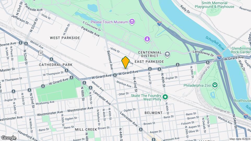 4209 W Girard Ave Map and Location Details