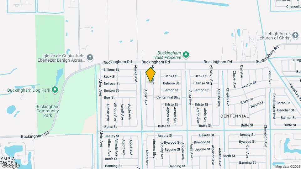 1119 Abrams Blvd Map and Location Details