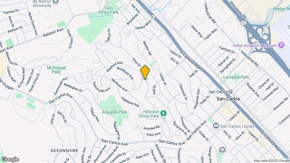 58 Hillcrest Rd Map and Location Details