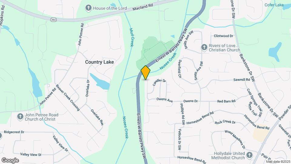 2809 Candler Run Mapa y Detalles de la Ubicación