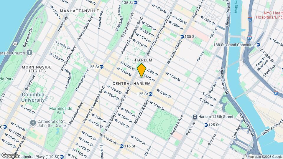 155 W 126th St Map and Location Details