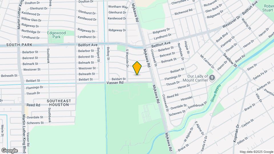 6127 Beldart St Map and Location Details