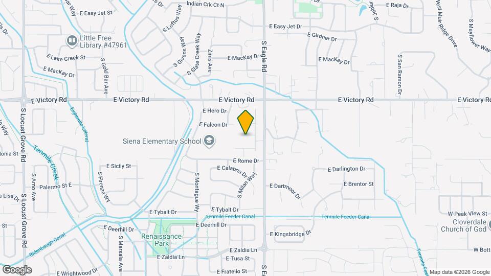 3075 E Shaver Ct Map and Location Details