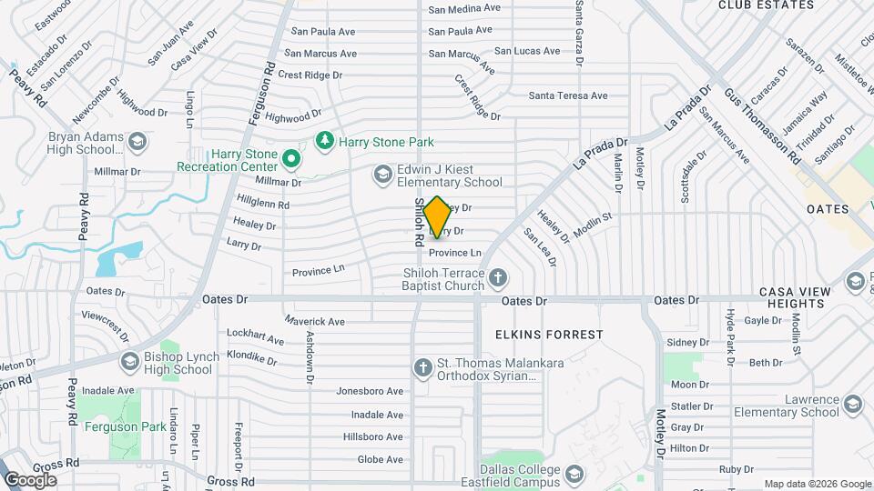 2719 Province Ln Map and Location Details