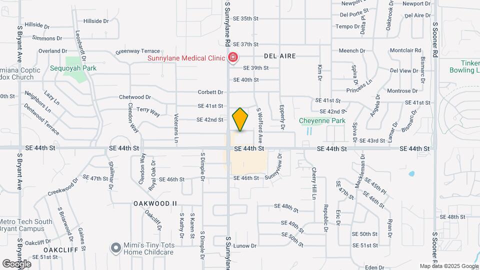 4320 SE 43rd St Map and Location Details