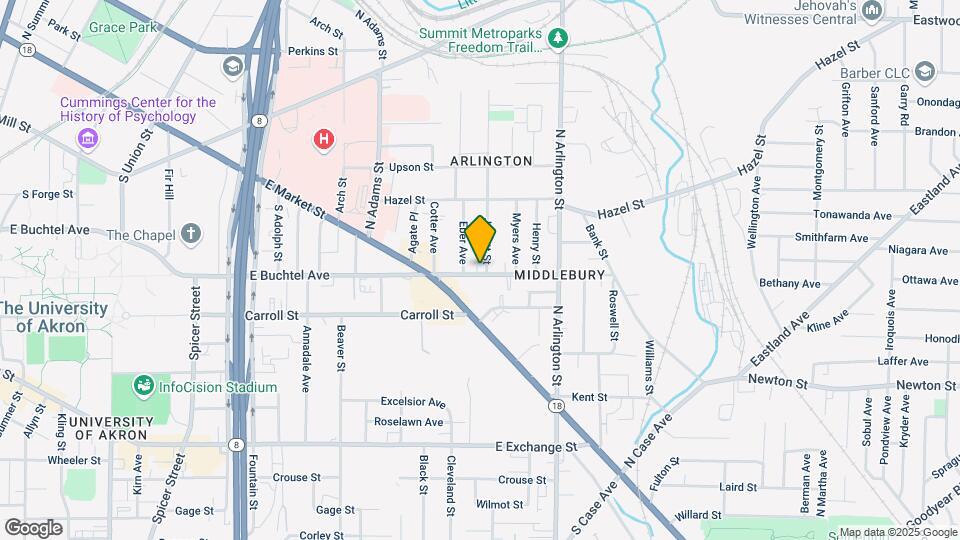 765 E Buchtel Ave Map and Location Details