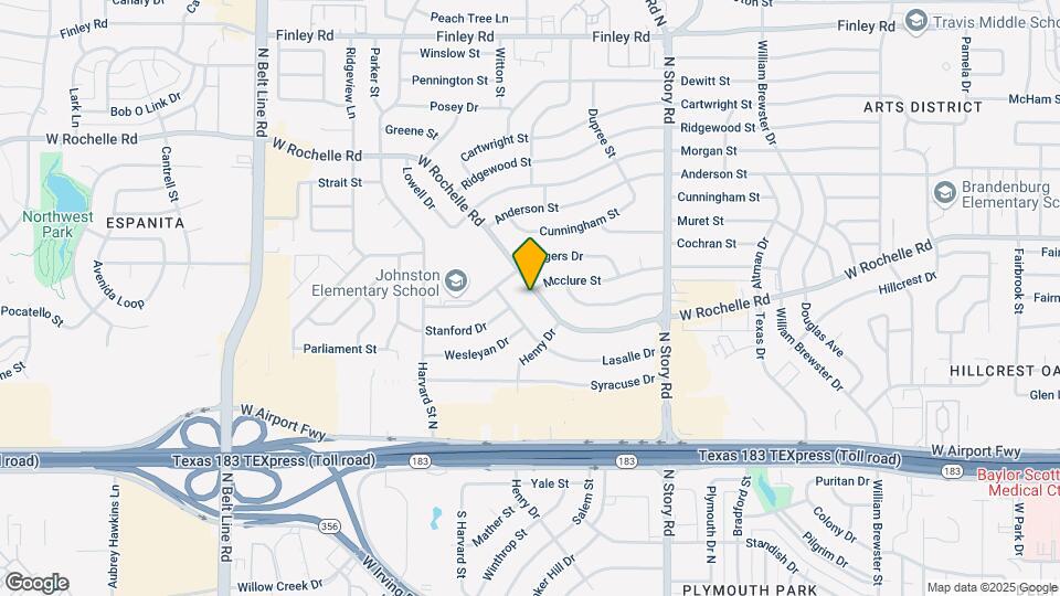2609 W Rochelle Rd Map and Location Details