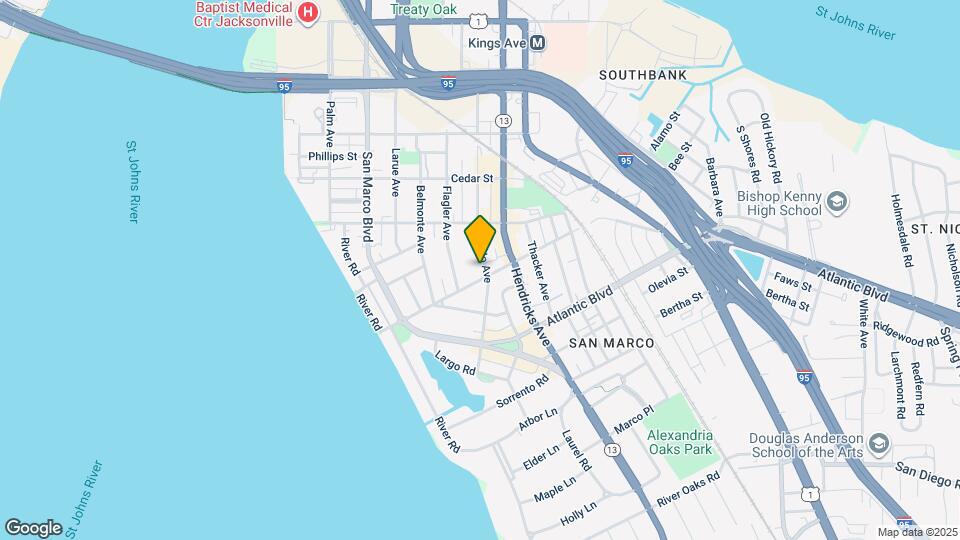 1728 Naldo Ave Map and Location Details