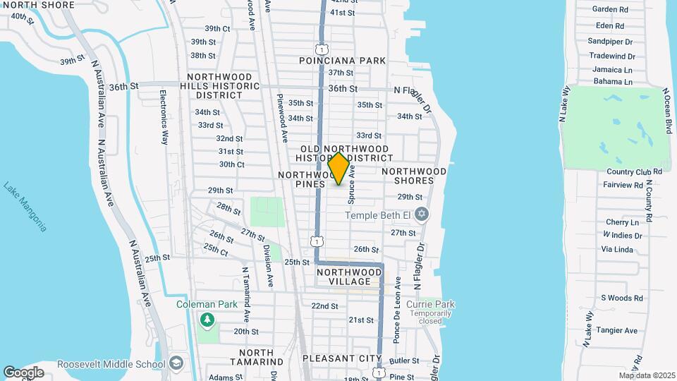 519 29th St Map and Location Details