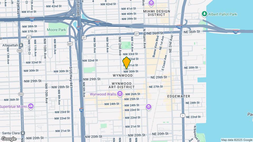 140 NW 30th St, Unit A1 Map and Location Details