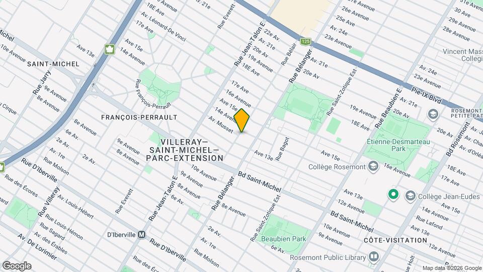 3432 Bélair Rue Map and Location Details