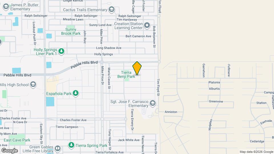 14844 Tierra Tencha Ct Map and Location Details