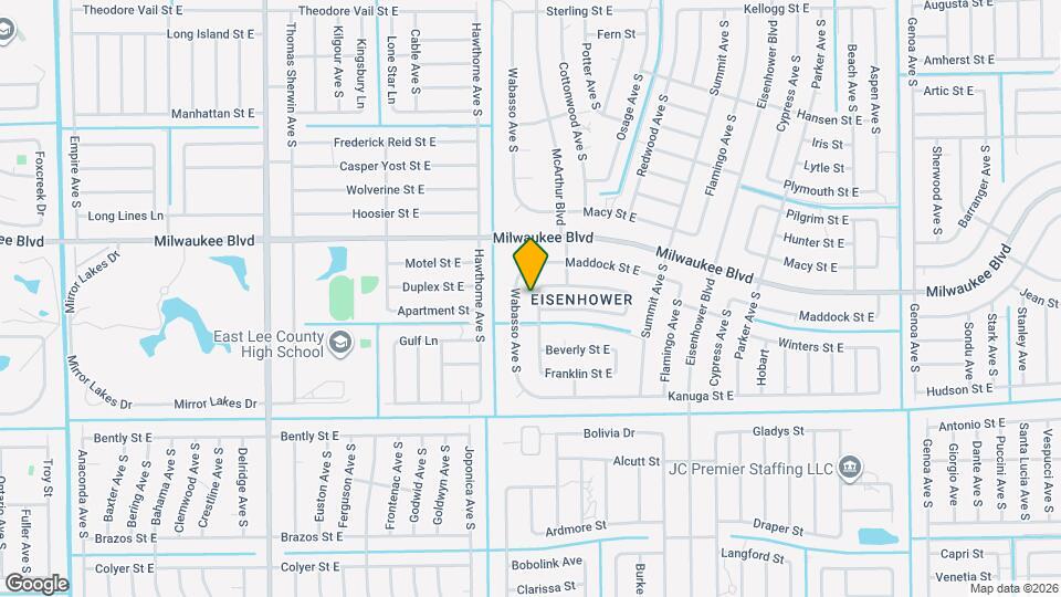 614 Locust Ave S Map and Location Details