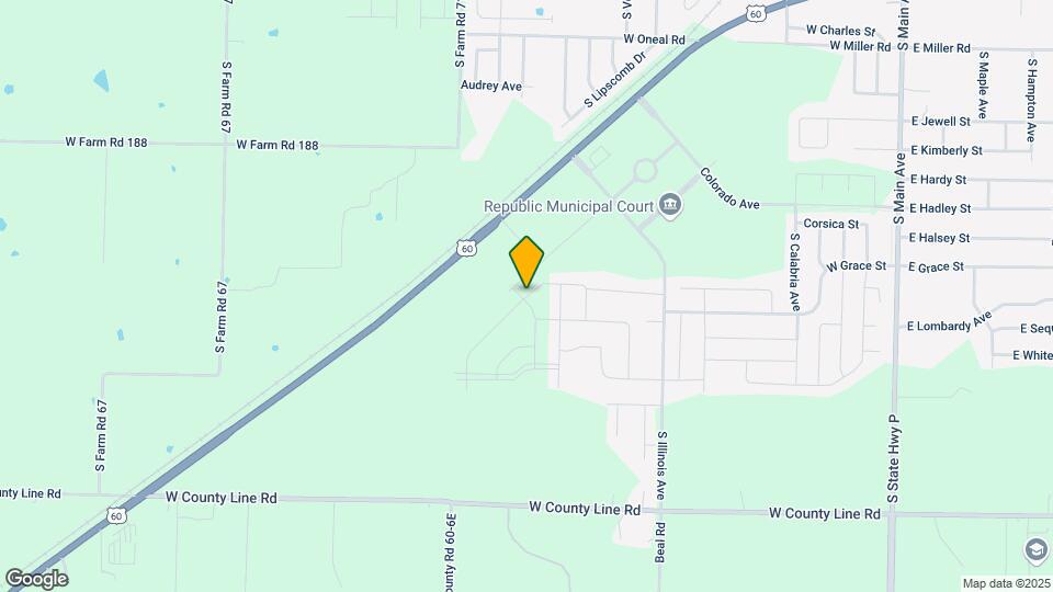 1280 Choctaw Rd Map and Location Details