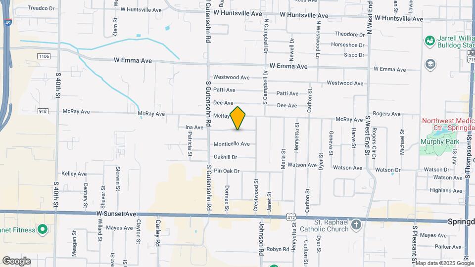 2011 Ina Ave Map and Location Details