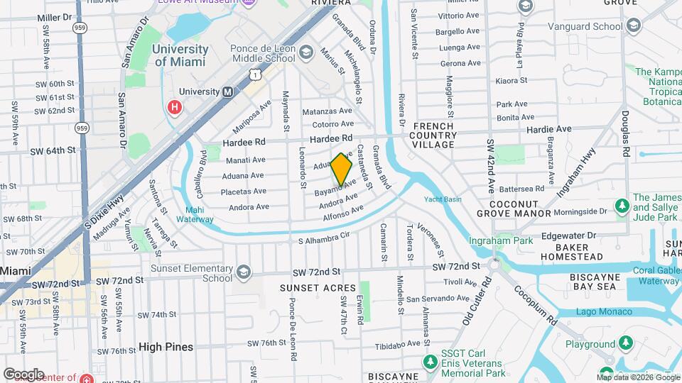 950 Bayamo Ave Map and Location Details