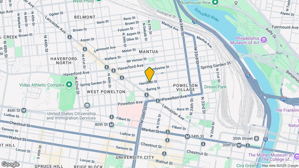 3724 Hamilton St Map and Location Details
