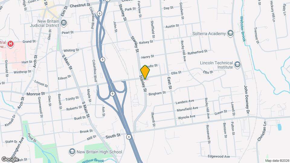 341 Stanley St Map and Location Details