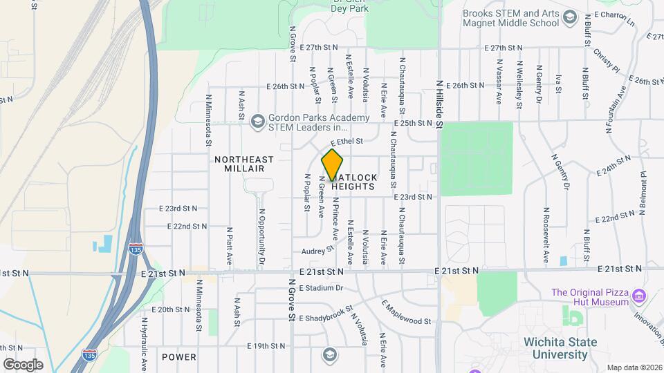 2413 N Prince Ave Map and Location Details