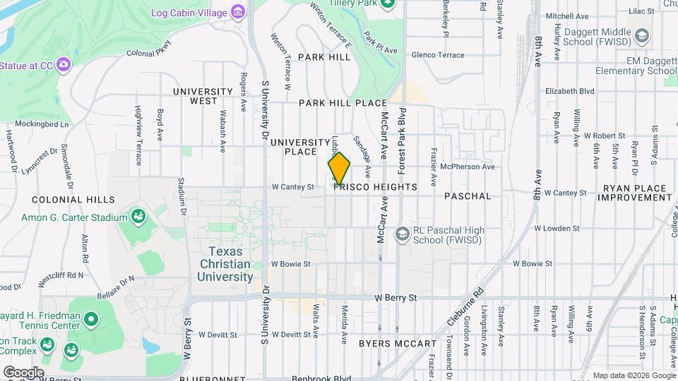 2733 Lubbock Ave Map and Location Details