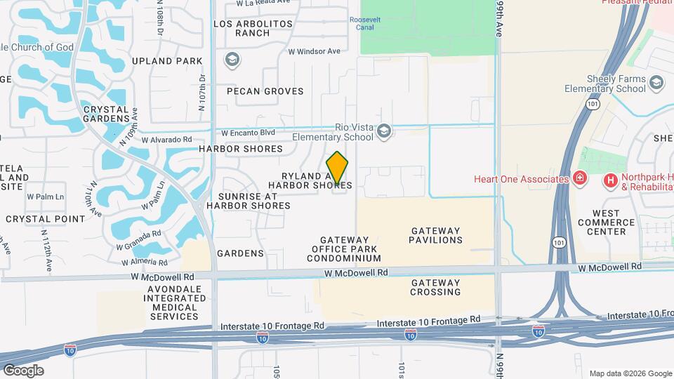 1909 N 103rd Ln Map and Location Details