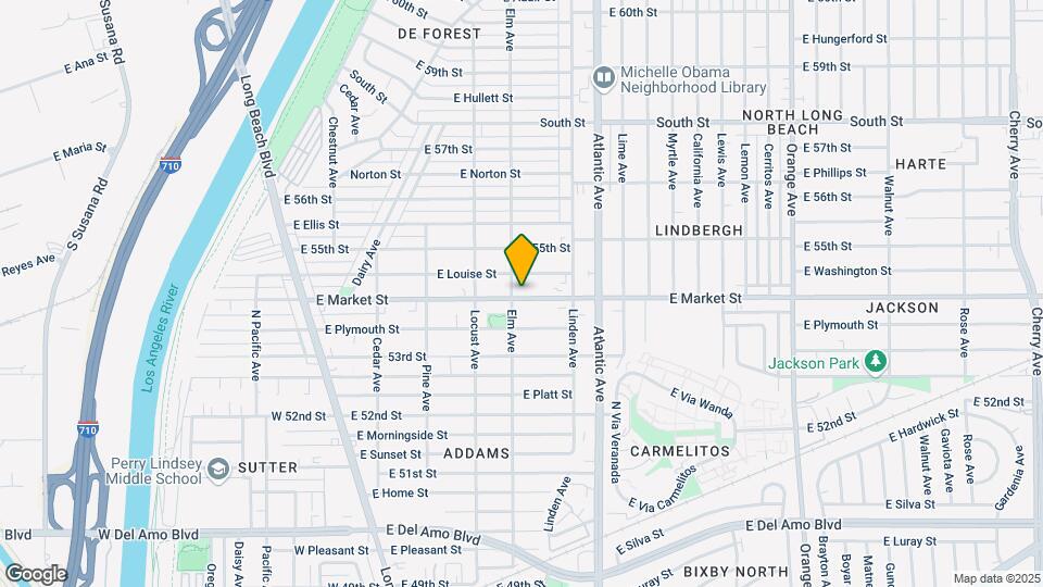 409 E Market St Map and Location Details