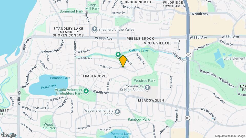 8599 Dover Ct Map and Location Details